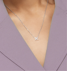 Sterling Silver EverBloom Diamond Pendant 0.20 CT. T.W.